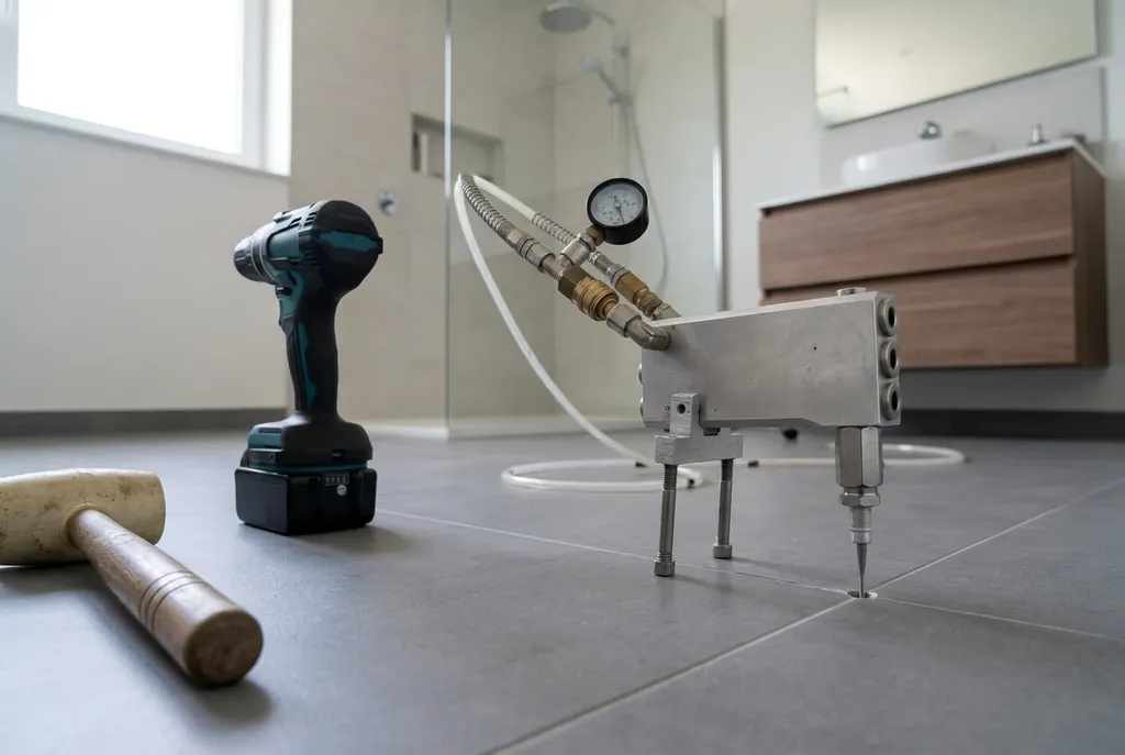 Kitbedrijf Rhenen – holle tegels injecteren